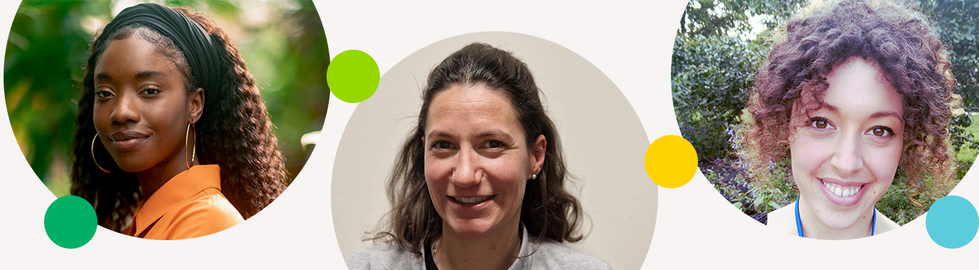 E-G-G 2025 Gewinner: Ama Kissi (Belgien), Franziska Karl-Schöller (Deutschland), Maddalena Comini (Vereinigtes Königreich)
