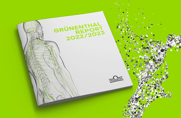 Grünenthal-Jahresbericht 2022/23 in englischer Sprache