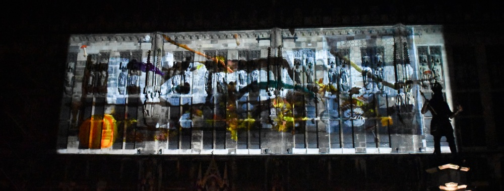 Moderne Kunst auf alten Mauern ©Hospizstiftung Region Aachen