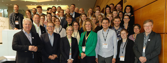 Gruppenbild Preisträger und Jury des  Young Professionals Programm