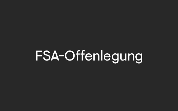 FSA-Offenlegung